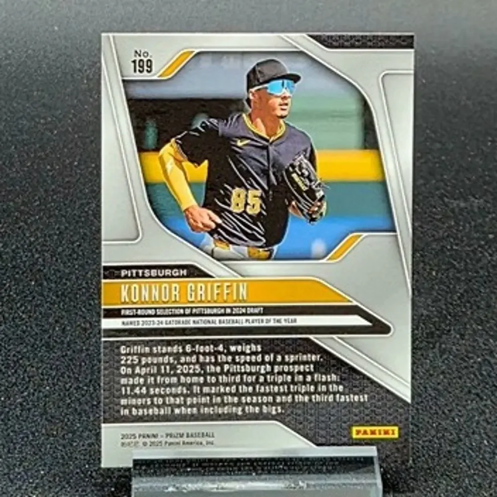 2025 Konnor Griffin Prism Prizmatic RC's Pittsburgh Pirates Top Prospect
